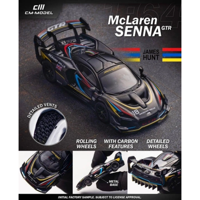 CM Model 1/64 McLaren Senna GTR - James Hunt HEC 2025 Exclusive Model