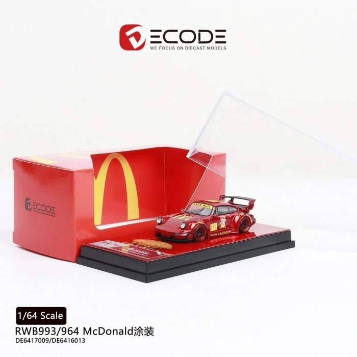 Decode 1/64 Porsche 964 RWB McDonalds Edition (500 Limited)