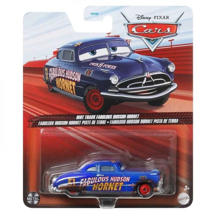 Disney Cars 1/64 Dirt Track Fabulous Hudson Hornet