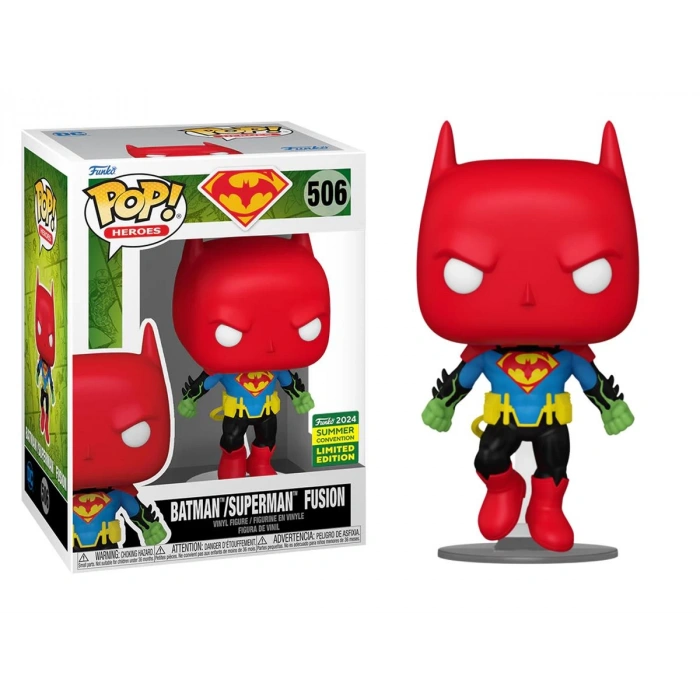 Funko Pop 506 Batman/superman Fusion Convention Limited Edition Figüre