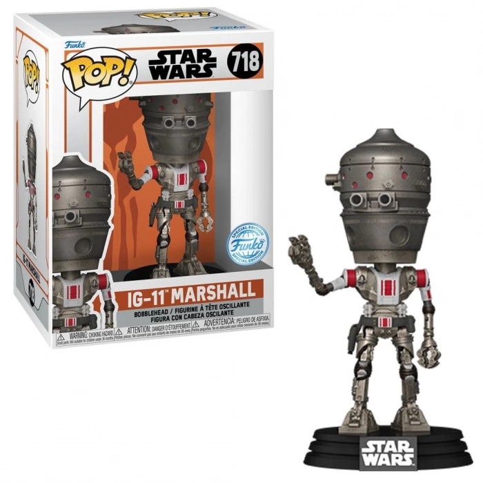 Funko Pop 718 Star Wars The Mandalorian S10 - Marshal Special Edition Bobble-Head Figüre