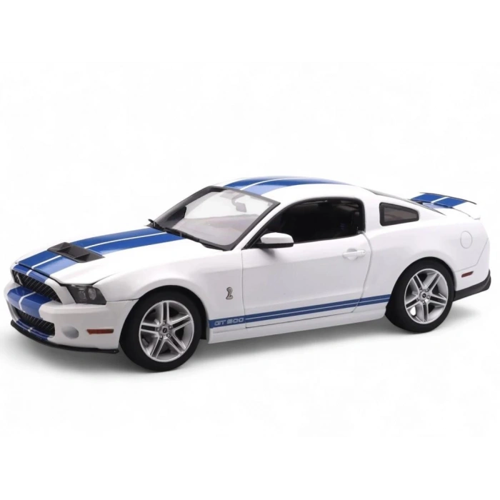 GreenLight 1/18 2011 Shelby GT500 - Performance White with Grabber Blue Stripes
