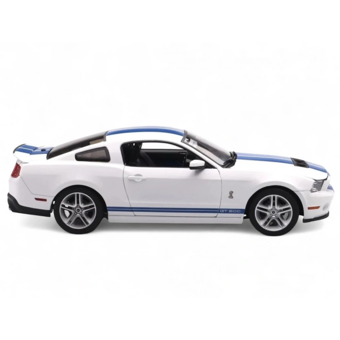 GreenLight 1/18 2011 Shelby GT500 - Performance White with Grabber Blue Stripes