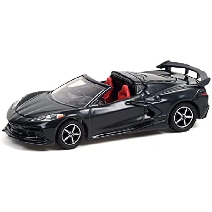 GreenLight 1:64 2020 Chevrolet Corvette C8 Stingray Convertible Black 37230-F