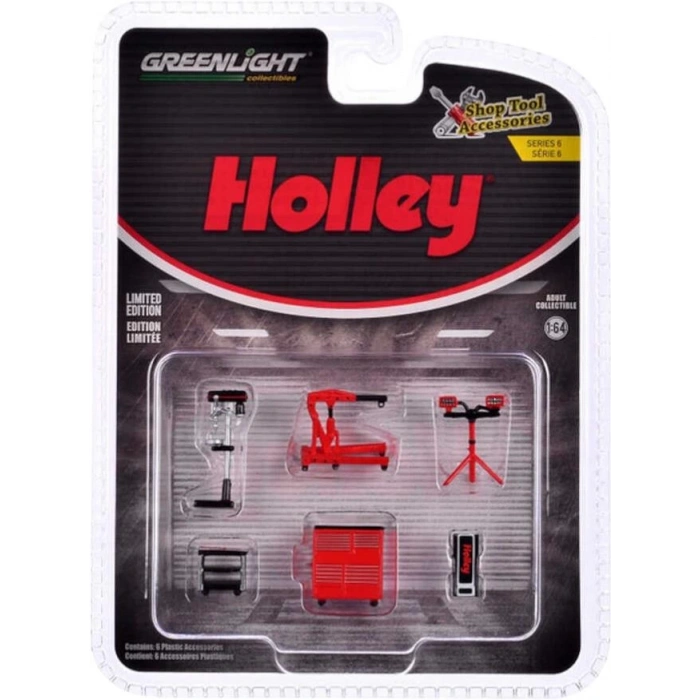Greenlight 1/64 Auto Body Shop - Shop Tool Accessories Series 6 - Holley Solid Pack