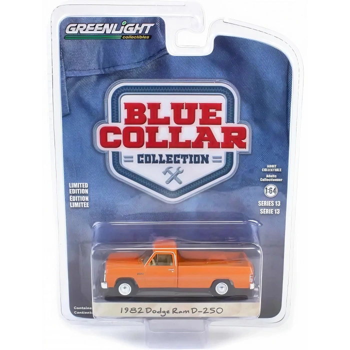 Greenlight 1/64 Blue Collar Collection Series 13- 1982 Dodge Ram D-250 Pickup