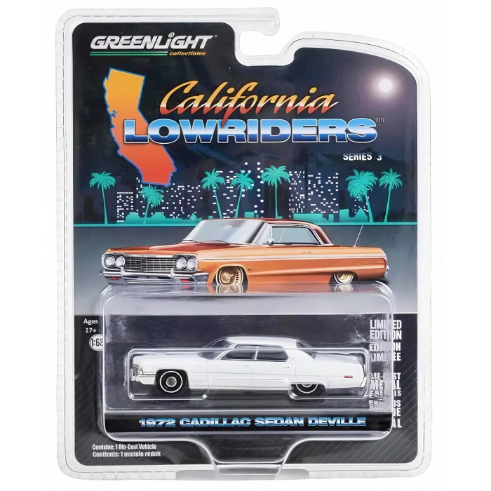 Greenlight 1:64 California Lowriders Series 3 - 1972 Cadillac Sedan deVille 63040