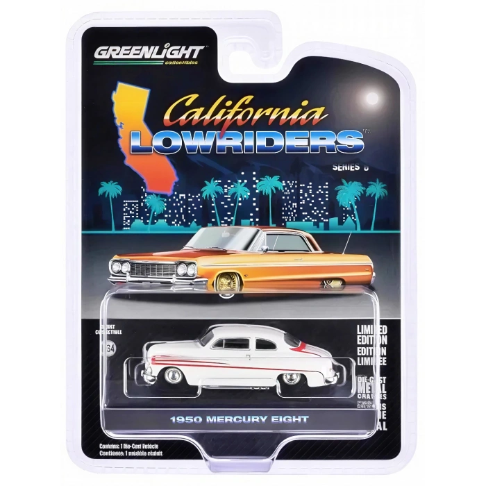 Greenlight 1/64 California Lowriders Series 6- 1950 Mercury Eight Coupe