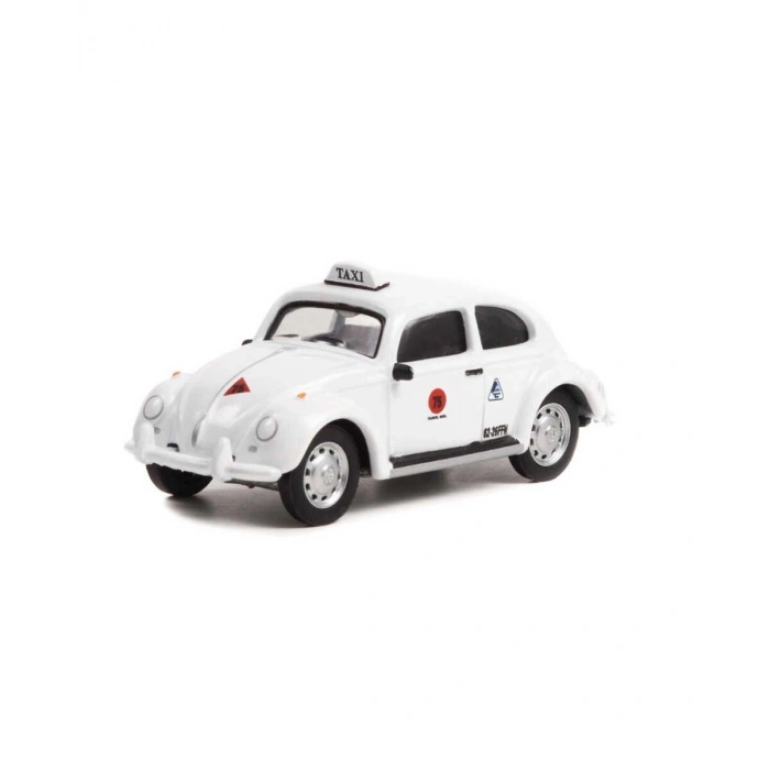 Greenlight 1:64 Club Vee-Dub Series 14- Volkswagen Beetle White Taxi