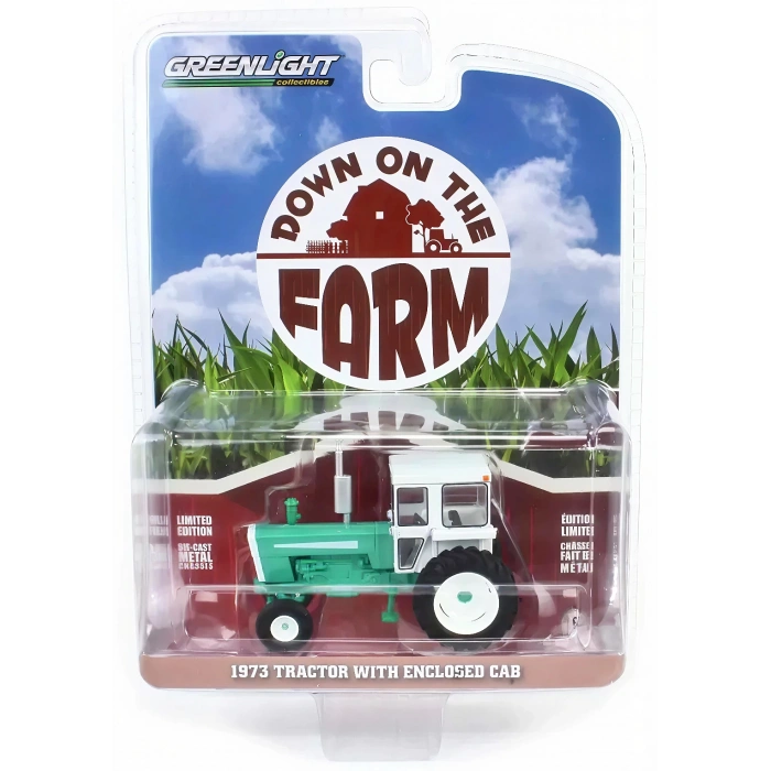 Greenlight 1/64 Down on the Farm Series 9- 1973 Tractor with Enclosed Cab 48090-A