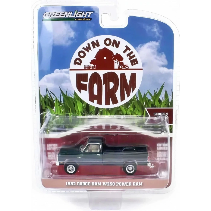 Greenlight 1/64 Down on the Farm Series 9- 1982 Dodge Ram W250 Power Ram