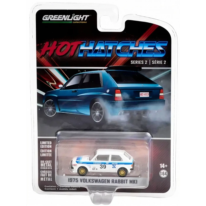Greenlight 1:64 Hot Hatches Series 2 1975 Volkswagen Rabbit MK 1 63020-B
