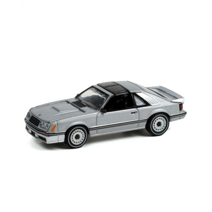 Greenlight 1:64 Muscle Series 26 1982 Ford Mustang GT - Silver Metallic