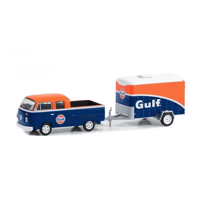Greenlight 1/64 Hitch & Tow Series 28 – 1975 Volkswagen T2 Type 2 Double Cab Pick-Up  32280-B