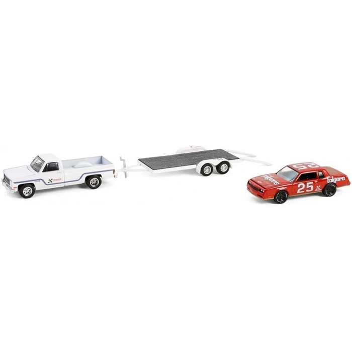 Greenlight 1/64 Racing Hitch & Tow Series 5 1986 Chevy C30 Custom Deluxe and 1986 Tim Richmond Monte Carlo SS 31170-B