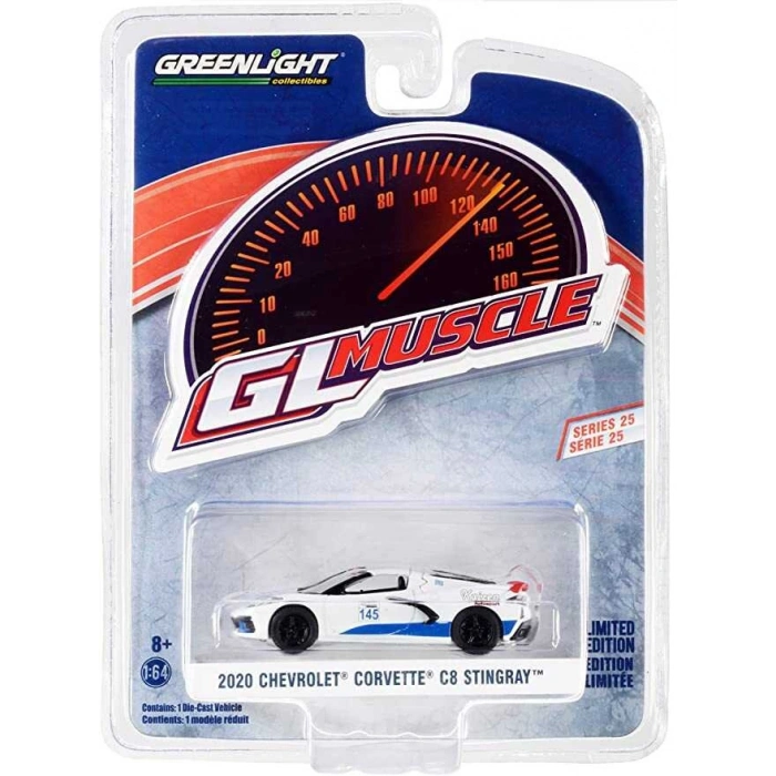 Greenlight Muscle 145 Track Battle - 2020 Chevrolet Corvette C8 Stingray Coupe