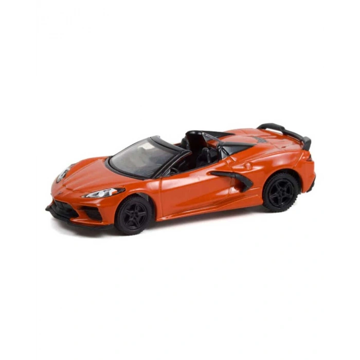Greenlight Muscle Series 26 2021 Chevrolet Corvette Stingray Convertible - Sebring Orange 13310-F