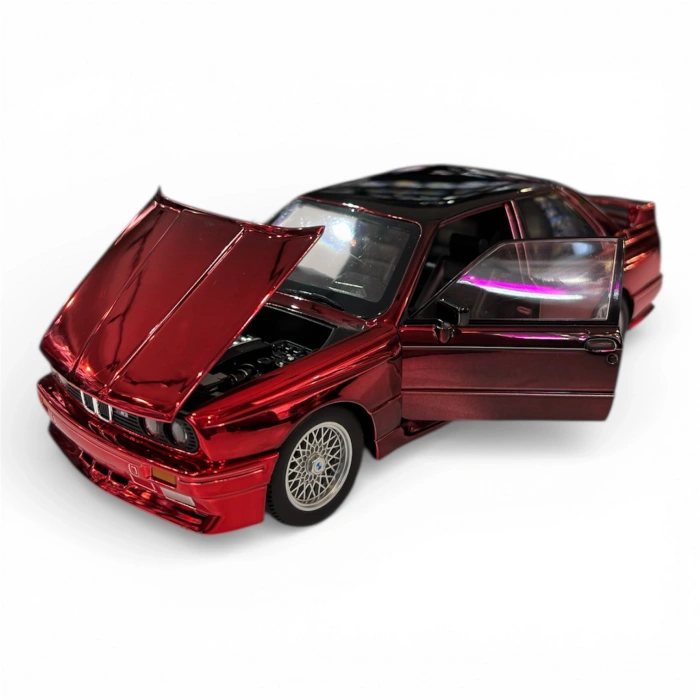 Hobbiez World 1/24 BMW E30 M3 - Metallic Red/Black