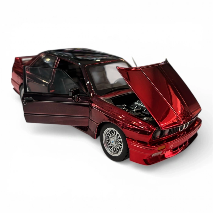 Hobbiez World 1/24 BMW E30 M3 - Metallic Red/Black