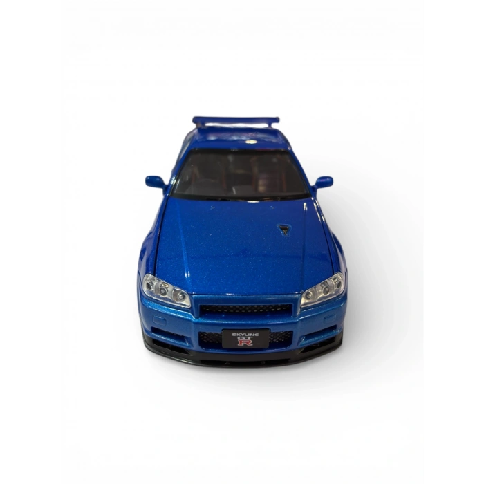 Hobbiez World 1/24 Nissan GTR R34 - Blue