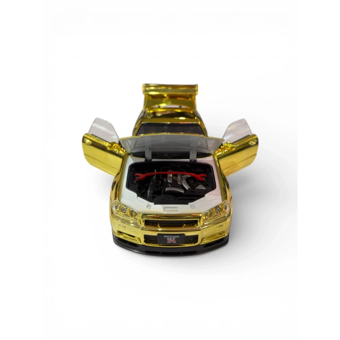 Hobbiez World 1/24 Nissan GTR R34 - Gold