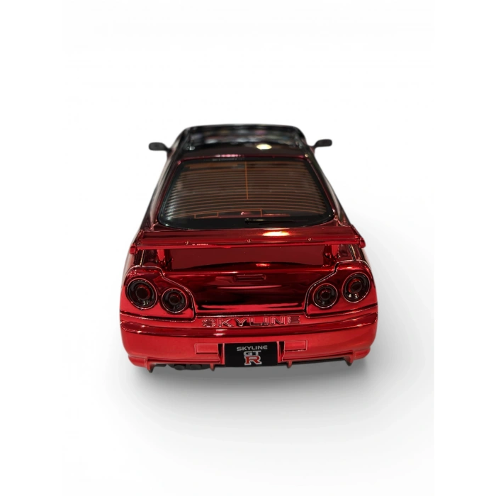 Hobbiez World 1/24 Nissan GTR R34 - Metallick Red/Black