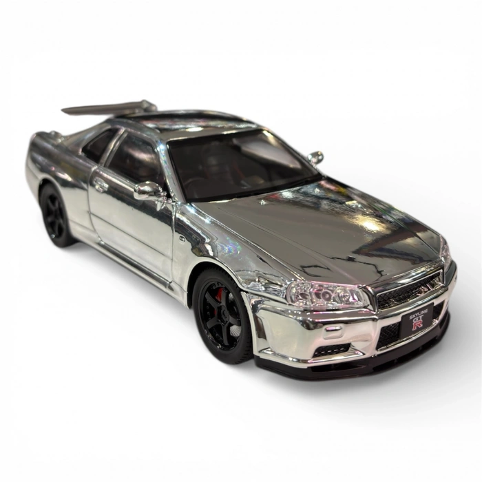 Hobbiez World 1/24 Nissan GTR R34 - Silver