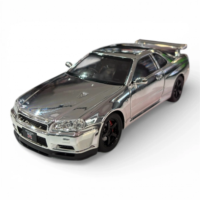 Hobbiez World 1/24 Nissan GTR R34 - Silver