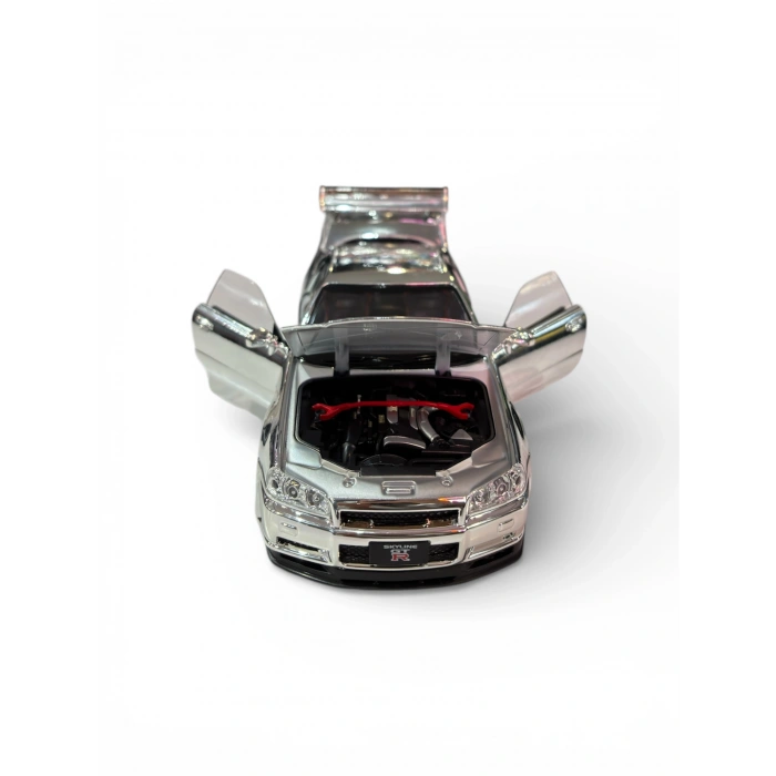 Hobbiez World 1/24 Nissan GTR R34 - Silver