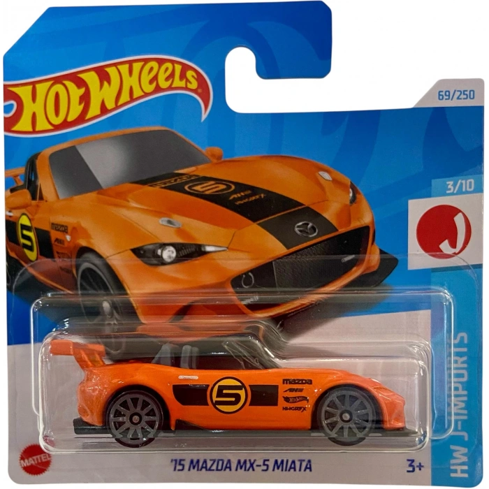 Hot Wheels (2024) 15 Mazda MX-5 Miata (Turuncu)