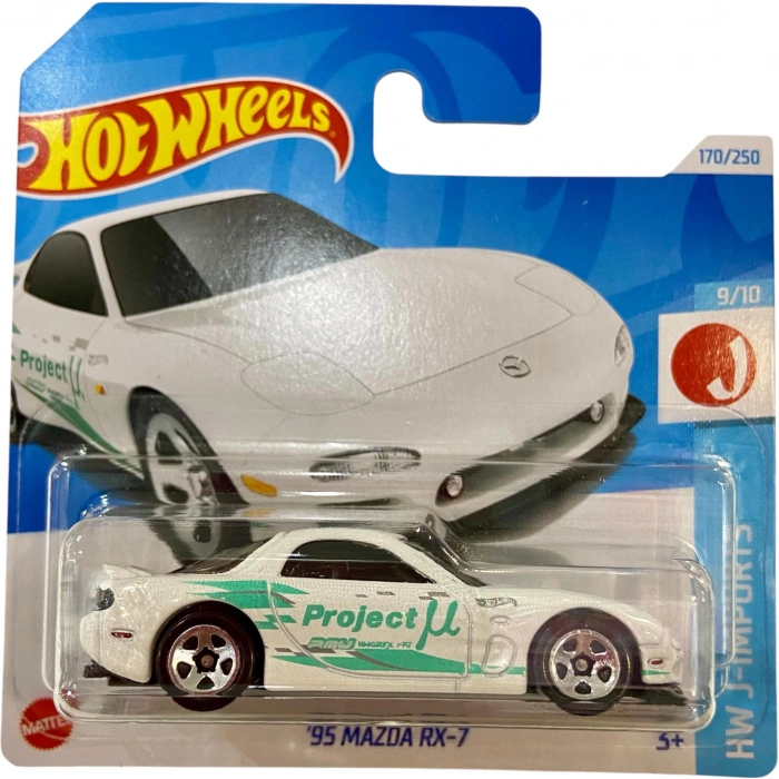 Hot Wheels (2024) Mazda RX-7 (Beyaz)