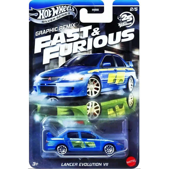Hot Wheels 2025 Fast & Furious: Graphic Remix - Lancer Evolution VII