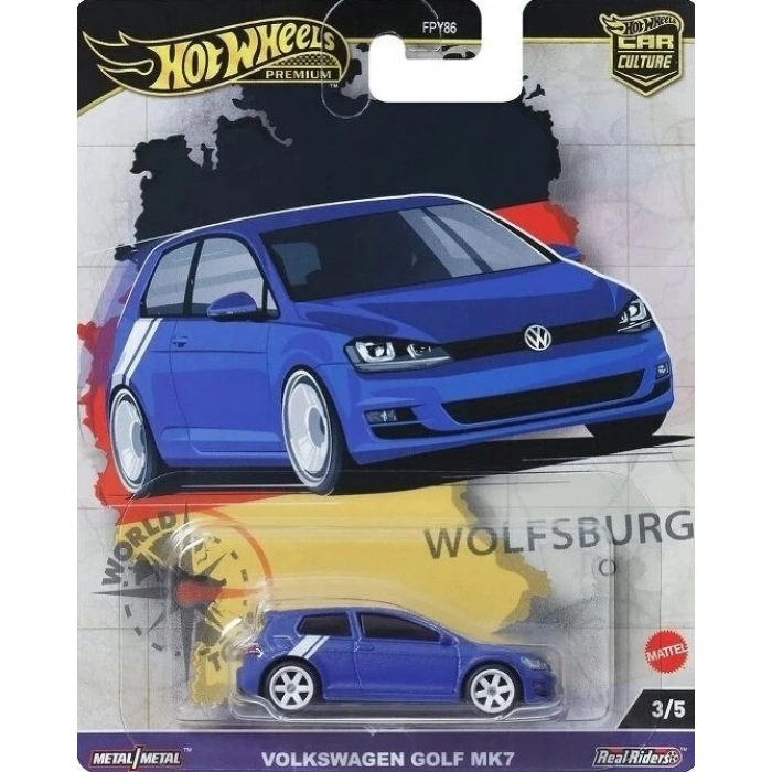 Hot Wheels Car Culture World Tour Volkswagen Golf MK7