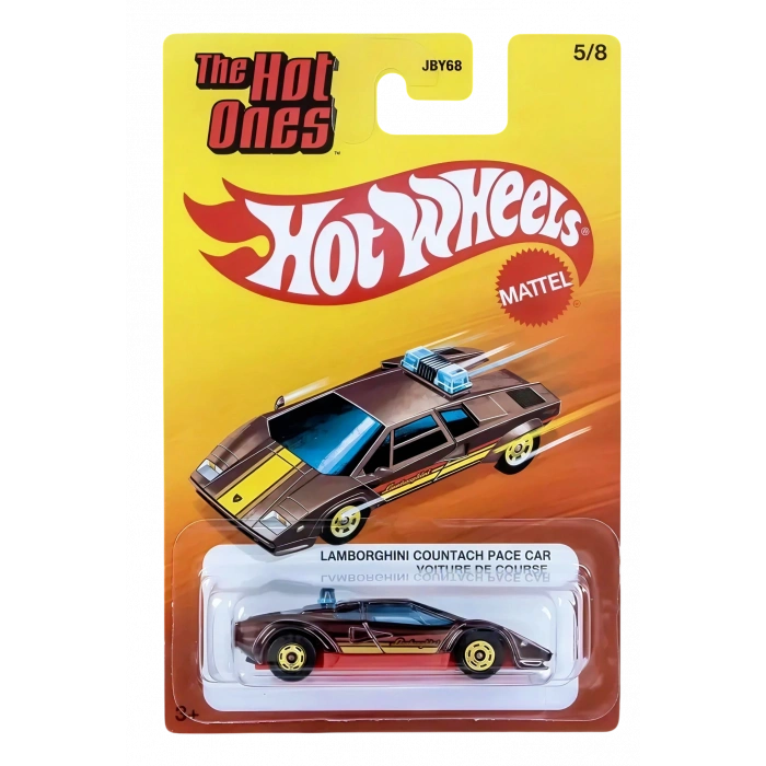 Hot Wheels Silver Series  Hot Ones - Lamborghini Countach Pace Car