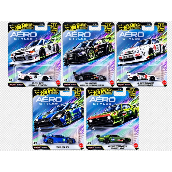 Hot Wheels Premium Aéro Styles