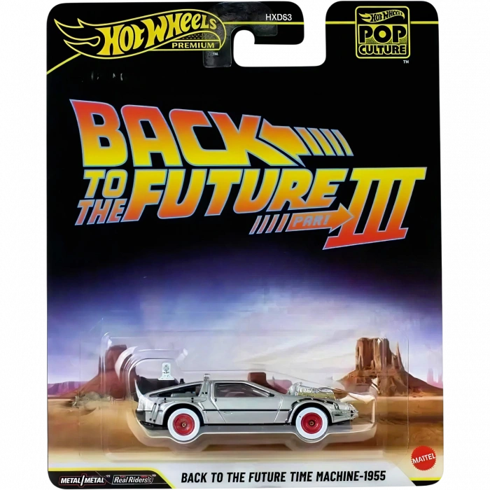 Hot Wheels Premium Back To The Future Time Machine - 1955