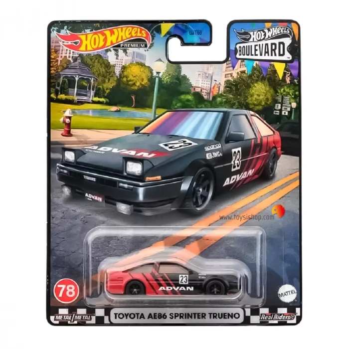 Hot Wheels Premium Boulevard 2023 Toyota AE86 Sprinter Trueno