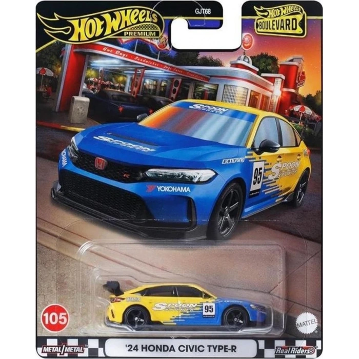 Hot Wheels Premium Boulevard 24 Honda Civic Type-R