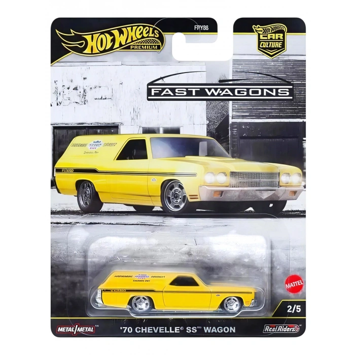 Hot Wheels Premium Car Culture Fast Wagons 70 Chevelle SS Wagon