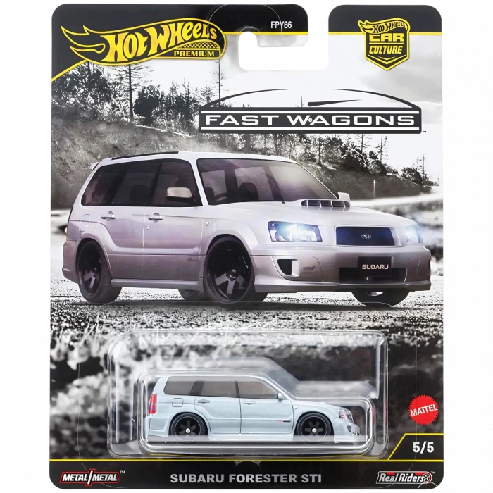 Hot Wheels Premium Car Culture Fast Wagons Subaru Forester STI