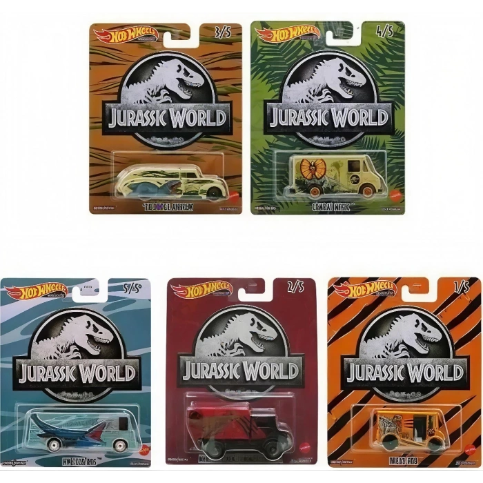 Hot Wheels Premium DLB45 Jurassic World Set