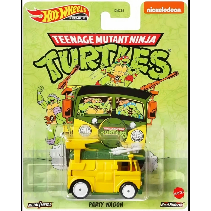 Hot Wheels Premium Ninja Turtles Party Wagon