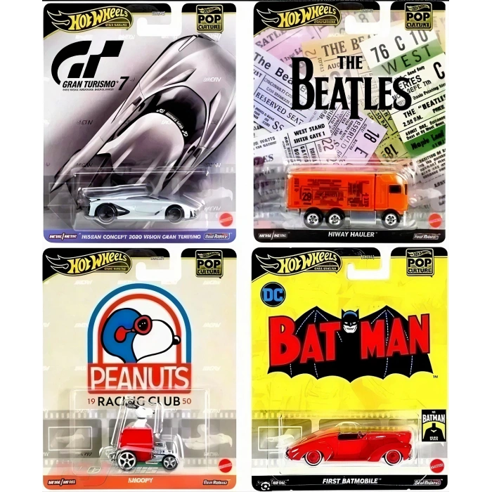 Hot Wheels Premium Pop Culture 2024 B Assortment Set