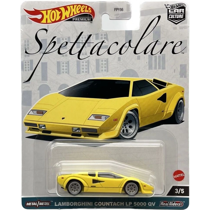 Hot Wheels Premium Spettacolare Lamborghini Countach LP 5000 QV