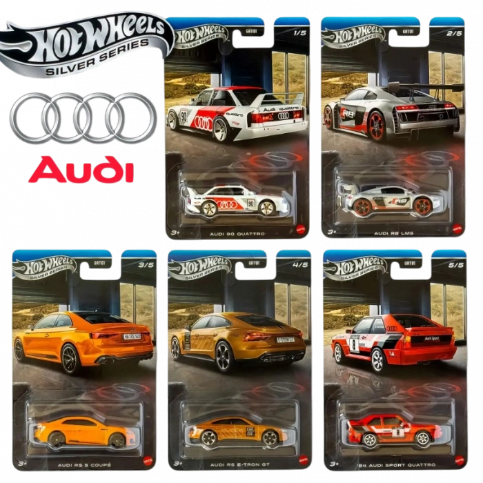 Hot Wheels Silver Series Audi Set - GRT01 - 979Q