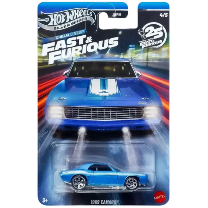 Hot Wheels Silver Series Dream Lineup Fast Furious - 69 Camaro