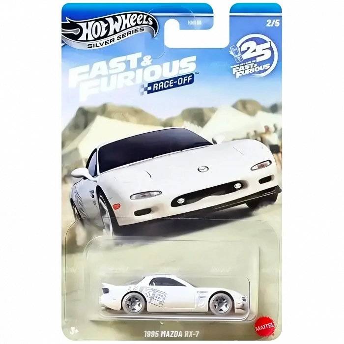 Hot Wheels Silver Series Fast & Furious 1995 Mazda RX7 - HNR88-JKX16