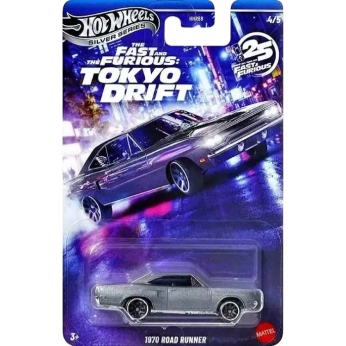 Hot Wheels Silver Series Fast & Furious Tokyo Drift - 1970 Road Runner