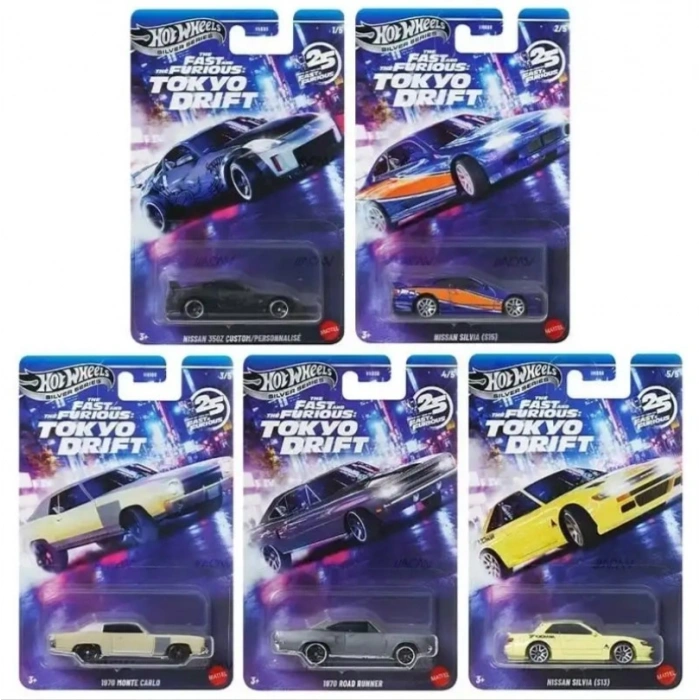 Hot Wheels Silver Series Fast & Furious Tokyo Drift HNR88 - 979M