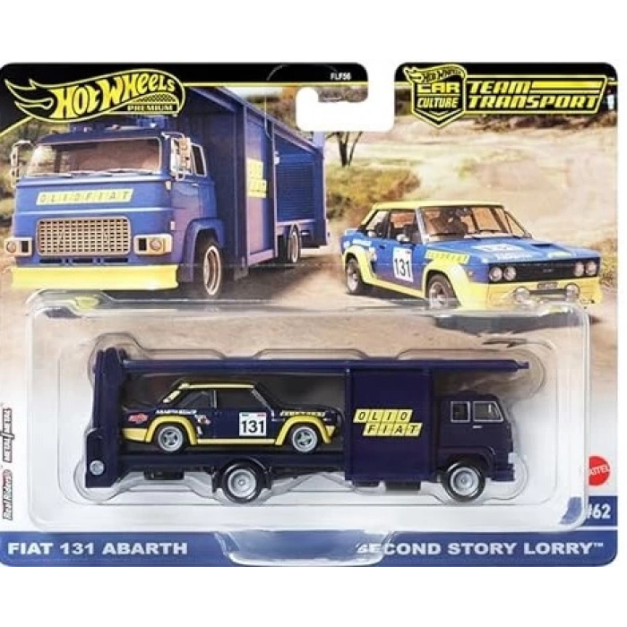 Hot Wheels Team Transporter – Fiat 131 Abarth & Second Story Lorry